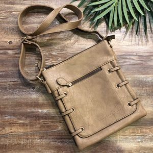 maurices tan crossbody purse